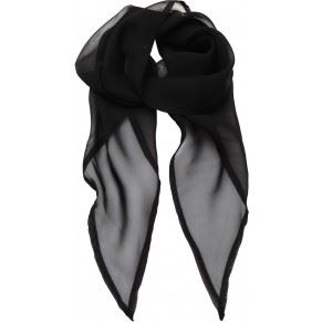 Dámský šifónový šátek, černý