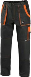 Kalhoty CXS LUXY JOSEF, černo-oranžové