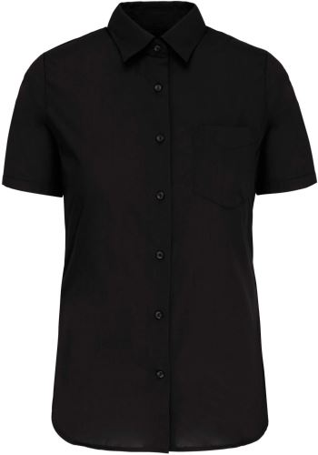 Dámská košile krátký rukáv JUDITH K548, černá