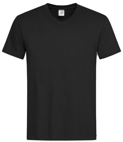 Pánské tričko Stedman Classic V-neck ST2300, černé