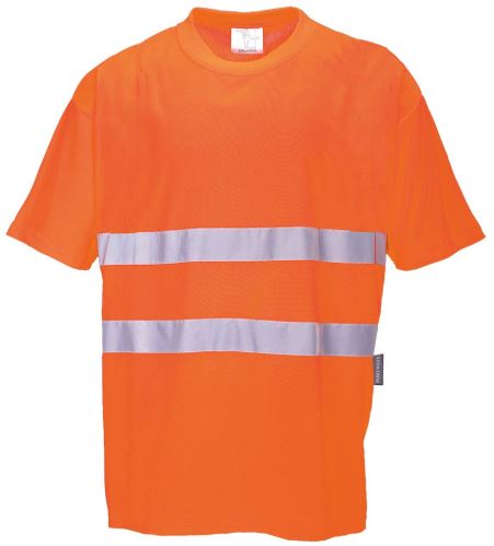 S172 - Triko bavlna Comfort, oranžové