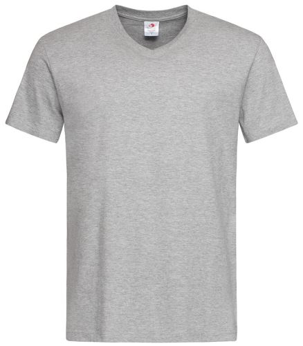 Pánské tričko Stedman Classic V-neck ST2300, grey heather
