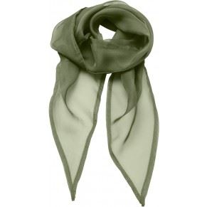 Dámský šifónový šátek, olive