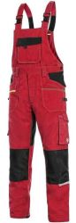 Kalhoty s laclem CXS STRETCH, červeno-černé