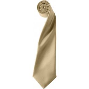 Saténová kravata "Colours", khaki