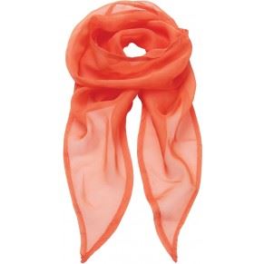 Dámský šifónový šátek, oranžový