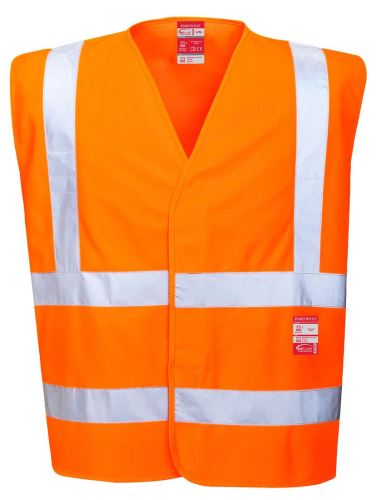 FR75 - HiVis vesta - Flame Resistant, oranžová