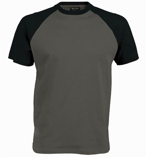 Pánské tričko BASE BALL, slate grey-black