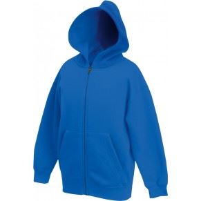 Classic Kids Hooded Sweat Jacket, královsky modrá