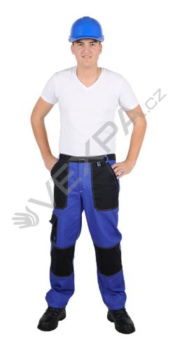 Kalhoty do pasu ALFA, modro-černé,pd