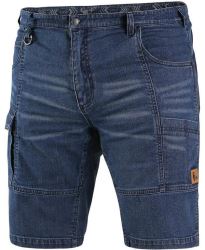 Kraťasy jeans CXS MURET, modro-černé
