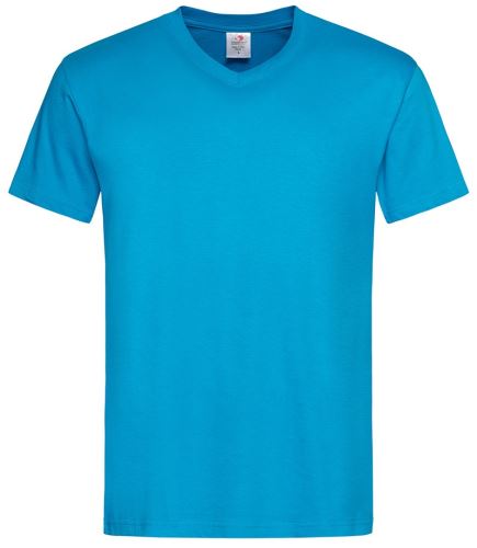 Pánské tričko Stedman Classic V-neck ST2300, ocean blue