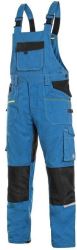 Kalhoty s laclem CXS STRETCH, zkrácené 170-176cm, středně modré
