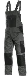 Kalhoty s laclem letní CXS PHOENIX CRONOS, šedo-černé