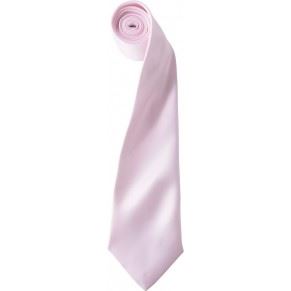 Saténová kravata, růžová