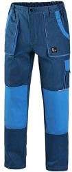 Kalhoty do pasu CXS LUXY JOSEF, modro-modré