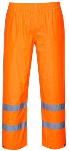 H441 - Hi-Vis kalhoty do deště, oranžové
