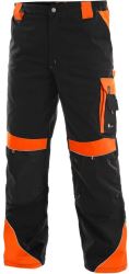 Kalhoty do pasu pánské SIRIUS BRIGHTON, černo-oranžové