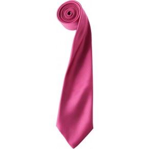 Saténová kravata, hot pink
