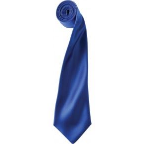 Saténová kravata, královská modrá