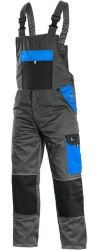 Kalhoty s laclem letní CXS PHOENIX CRONOS, šedo-modré