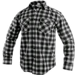Košile flanelová CXS TOM, šedo-černá