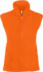 Dámská fleecová vesta Kariban MELODIE, svítivě oranžová