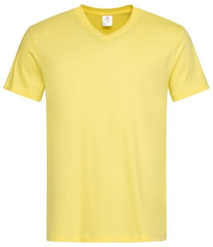 Pánské tričko Stedman Classic V-neck ST2300, žluté
