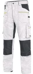 Kalhoty CXS STRETCH, bílo-šedé