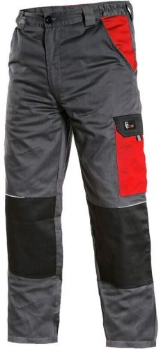 Kalhoty do pasu letní PHOENIX CEFEUS, šedo-červená