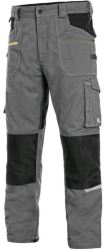 Kalhoty CXS STRETCH - zkrácené 170-176cm, šedo-černé