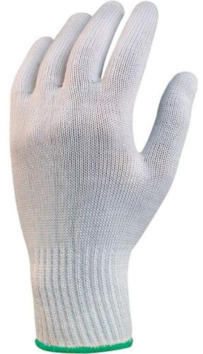 Textilní rukavice KASA, bílé, vel. 08  0001-D2