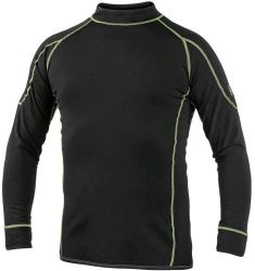 Funkční triko REWARD s dlouhým rukávem, černo-zelené