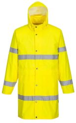 Výstražný plášť do deště Hi-Vis 100 cm, žlutý