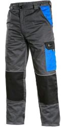 Kalhoty do pasu CXS PHOENIX CEFEUS, zkrácené 170-176 cm, šedo-modré