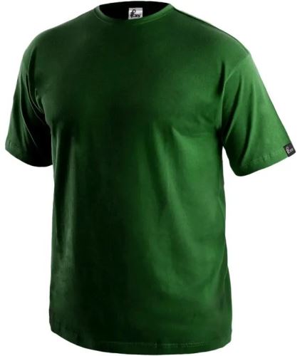 Tričko s krátkým rukávem DANIEL, lahvově zelené