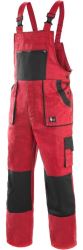 Kalhoty s laclem CXS LUXY ROBIN - prodloužené 194cm, červeno-černé