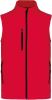 Softshellová vesta 3-vrstvá Kariban, red